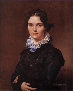 Jean Auguste Dominique Ingres Painting - Mademoiselle Jeanne Suzanne Catherine Gonin Neoclassical Jean Auguste Dominique Ingres